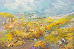 Dora Khayatt (1912-1986) - 1949 Oil, Impasto Landscape