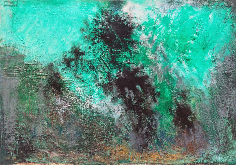 'Abstract, Turquoise and Gray', Paris, Picasso, Andre L'Hote, Guernica, Benezit
