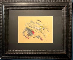 "Vortice di pensieri" Olio su carta cm.26 x 20