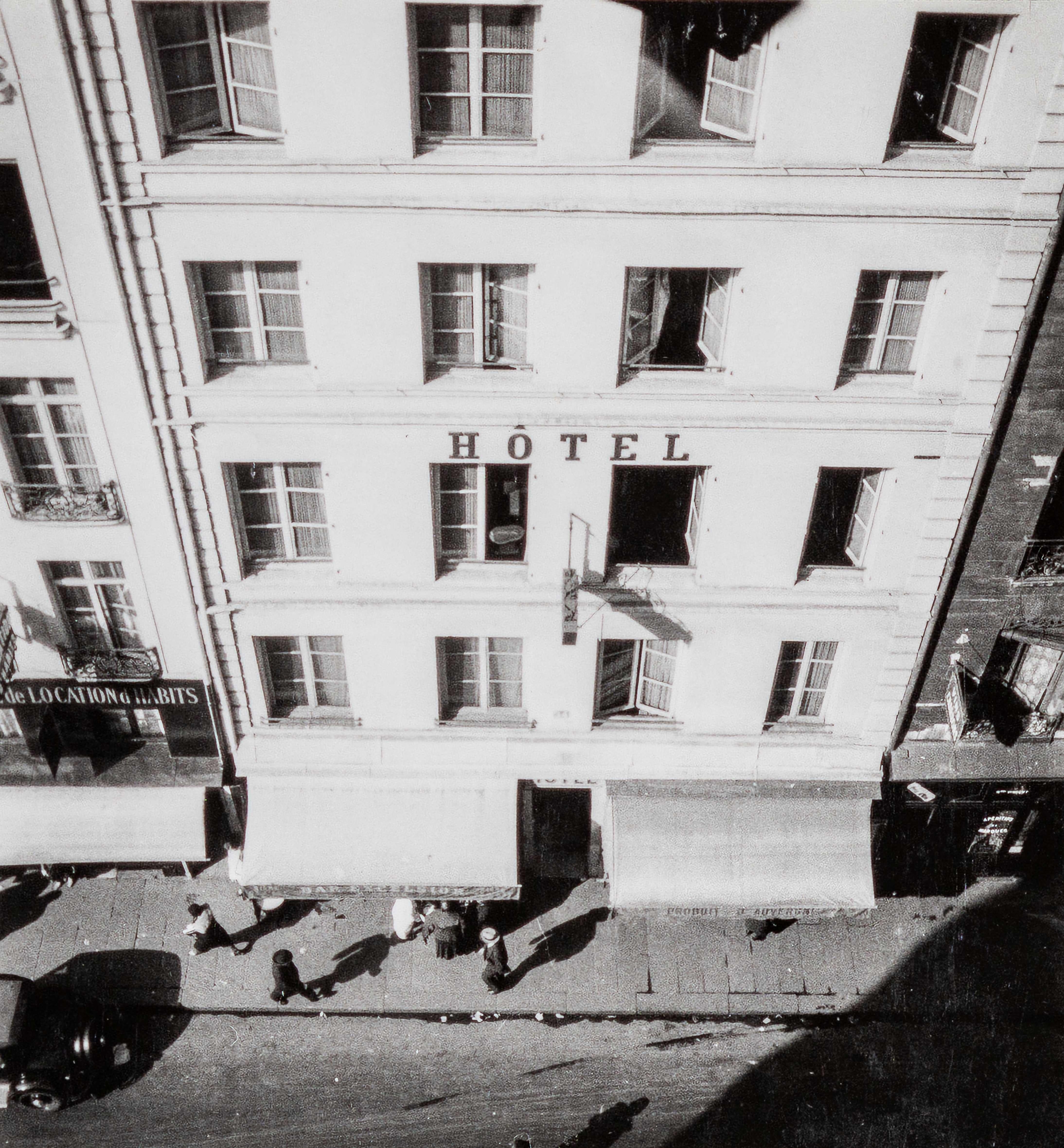 Dora Maar Black and White Photograph - Hotel Façade From Above, Paris, (Façade de l'Hôtel en Plongée, Paris) I