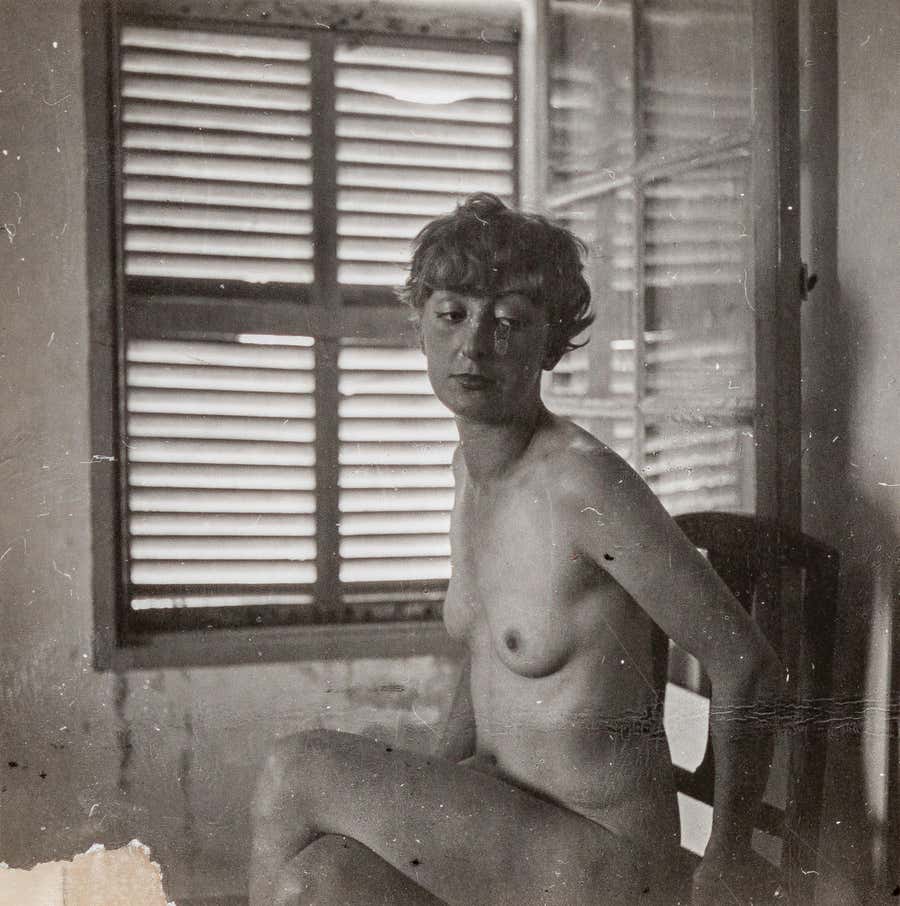 Rosemunde Wilms in Pablo Picasso's Room at the Hotel Vaste Horizon, Mougins