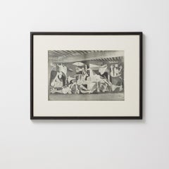 Dora Maar - Fotograbado Guernica de Picasso, 1937 De la revista Verve, Enmarcado