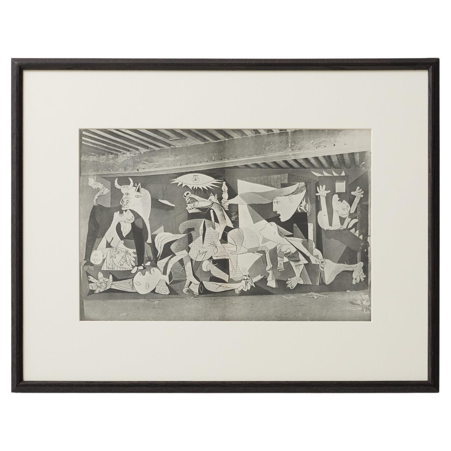 Dora Maar — Picasso Guernica Photogravure, 1937 From Verve Magazine, Framed