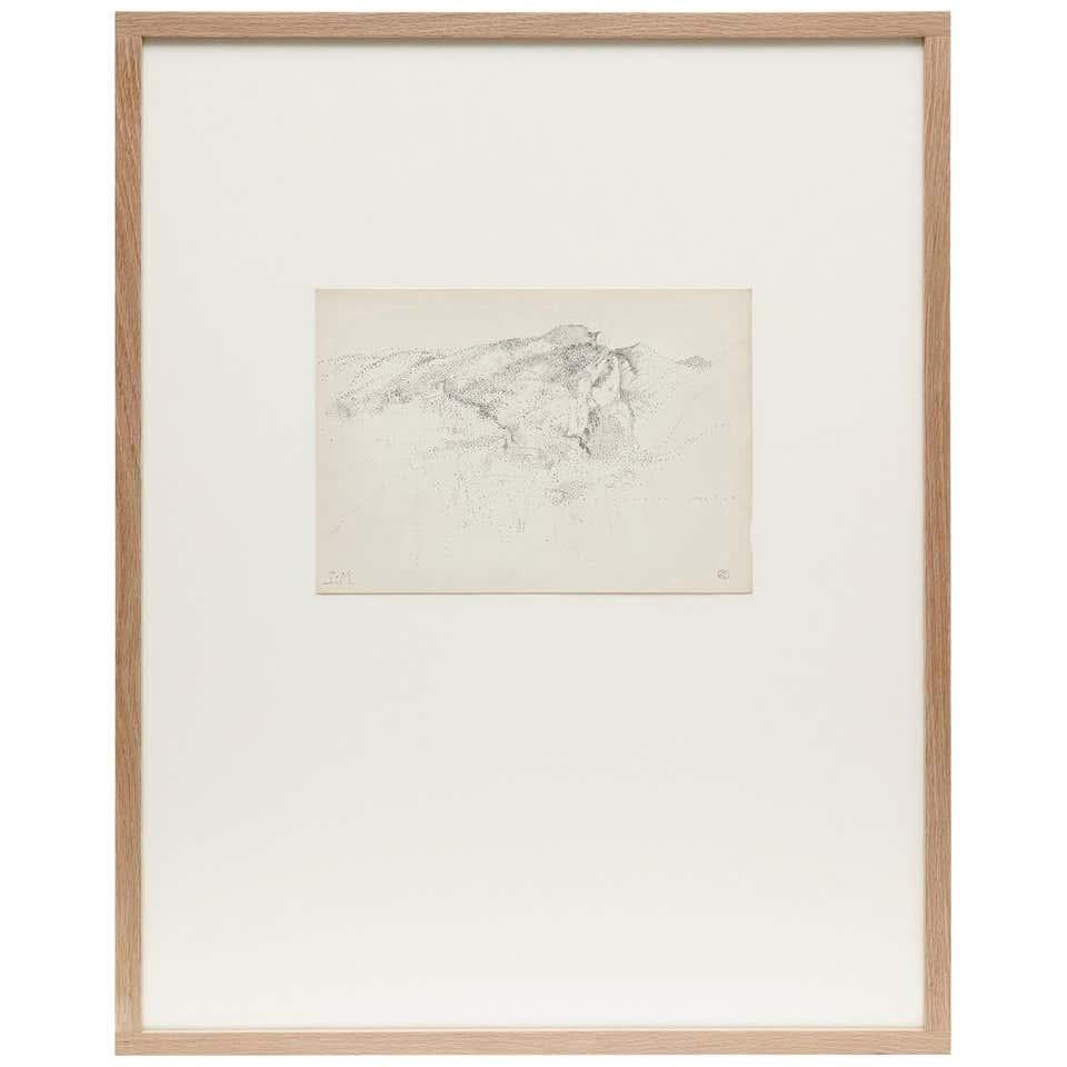 Pointillistische Komposition von Dora Maar.

Stempel der Auktion, die 1998 in Paris stattfand.
Schwarze Tinte auf cremeweißem Papier.
20. Jahrhundert, undatiert.
Rahmen nicht enthalten.

In gutem Originalzustand mit geringen alters- und