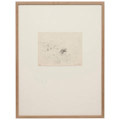 Dora Maar Pointillist Drawing