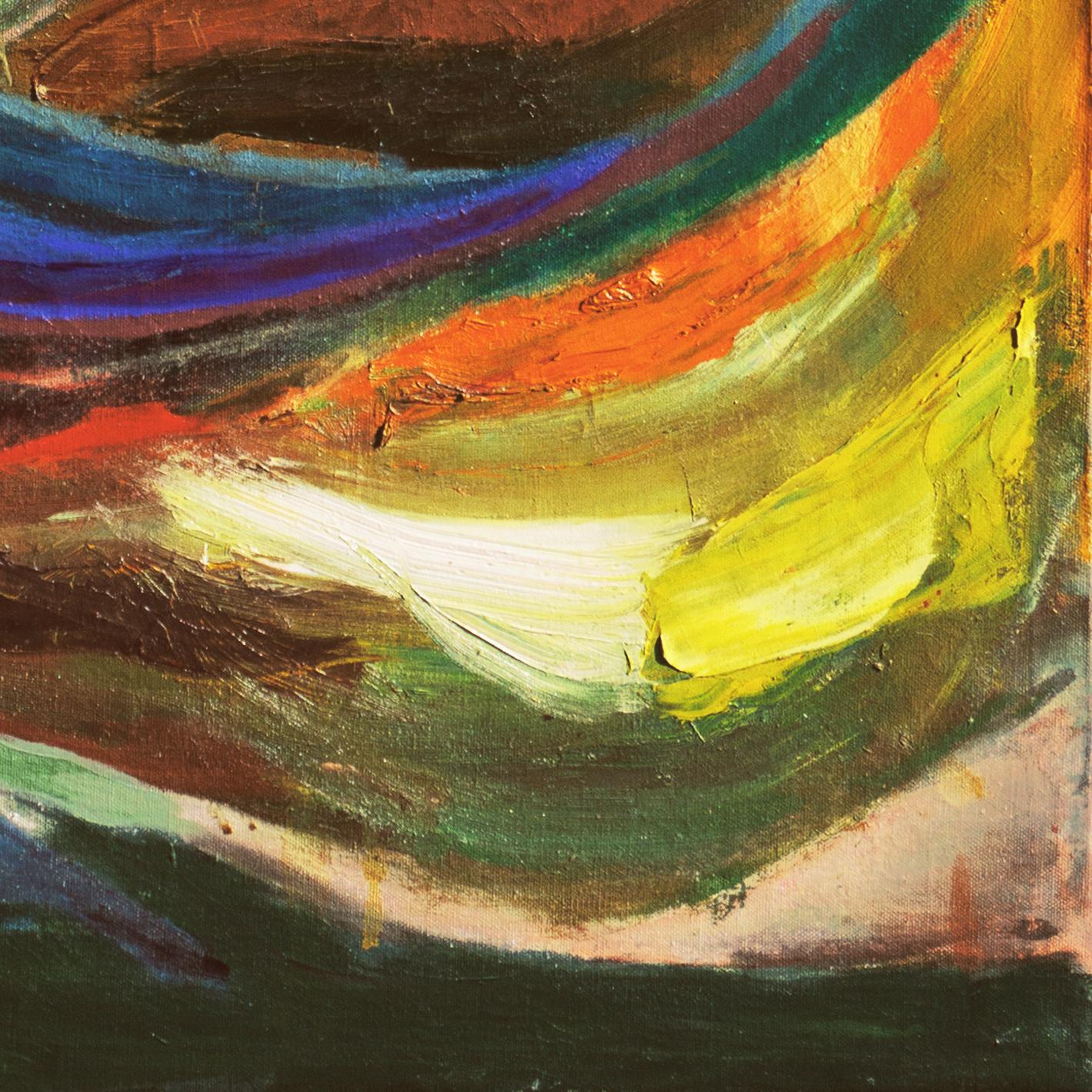 'Organic Abstract', 1950's Woman Artist, San Francisco Bay Area Abstraction - Painting by Dora Masters