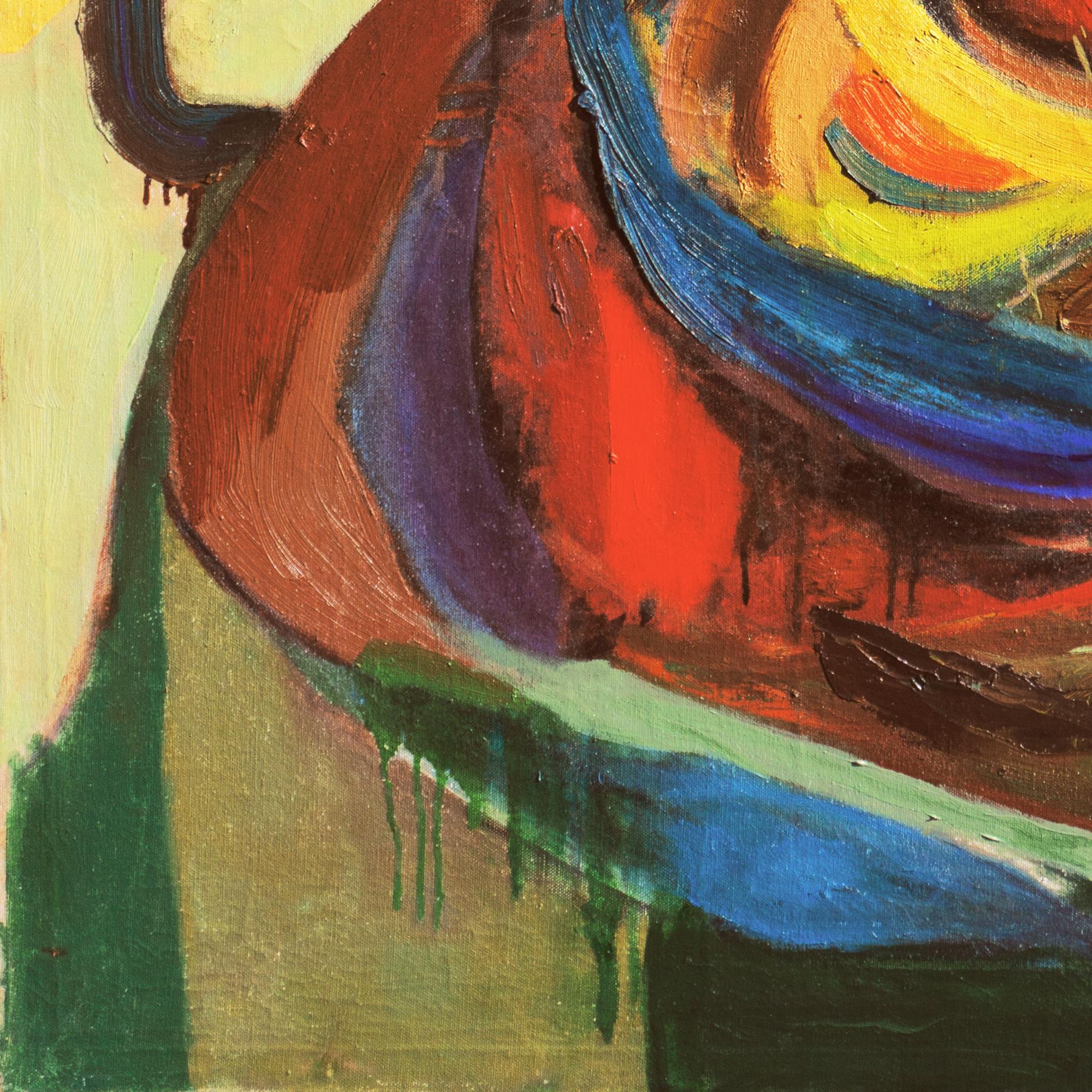 « Organic Abstract, Femme artiste des années 1950, San Francisco Bay Area Abstraction en vente 2