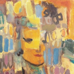 'Signora in giallo e blu', artista post impressionista americana