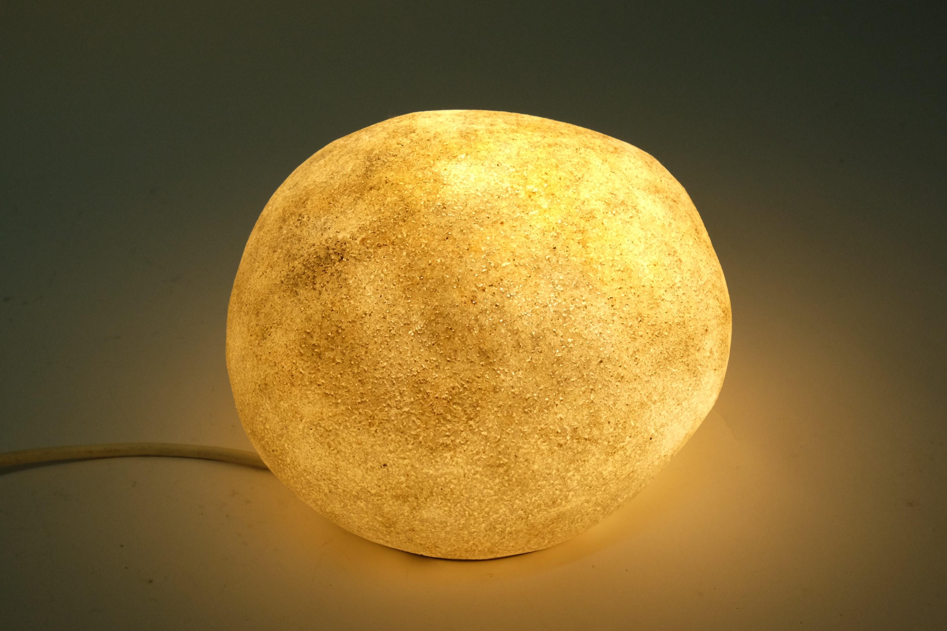 Stone Rock Table/Floor Lamp 