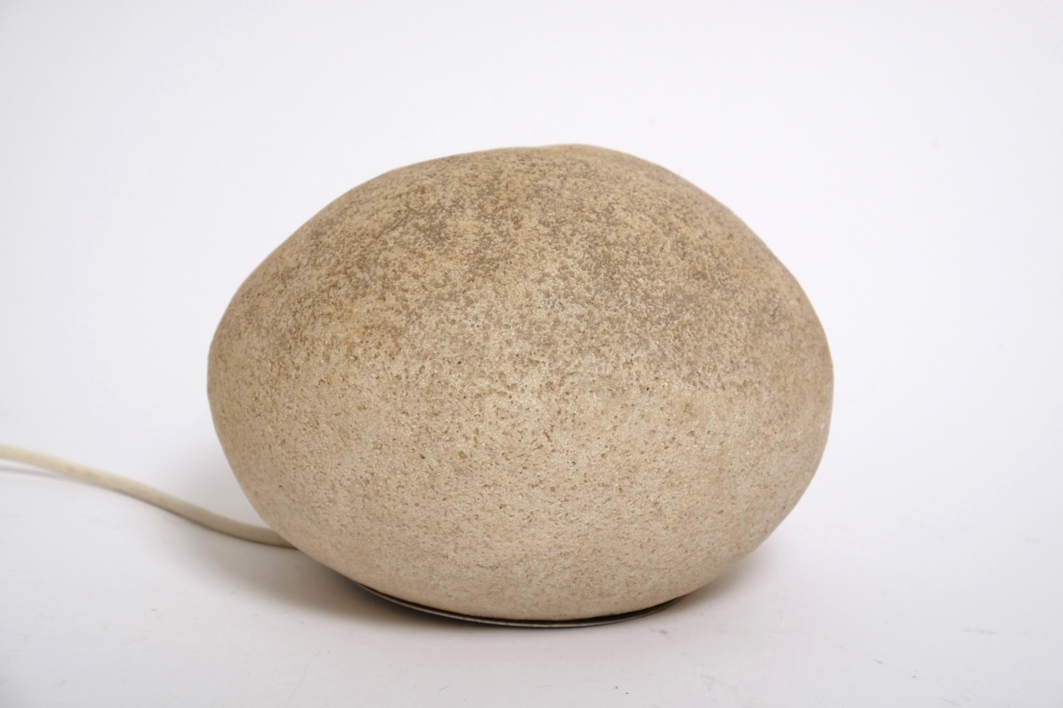Space Age Stone Rock Table/Floor Lamp 