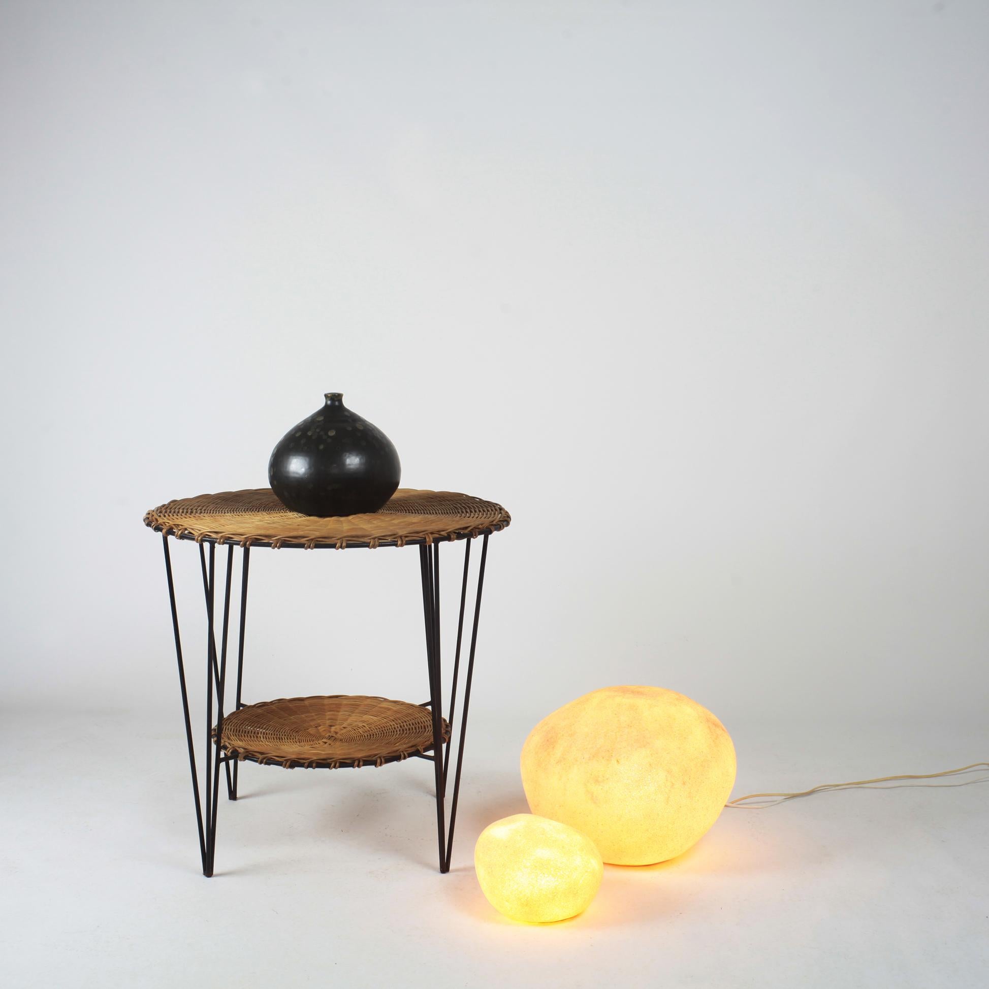 Dora Stone Lamp by André Cazenave for Atelier A, France, 1960s 5
