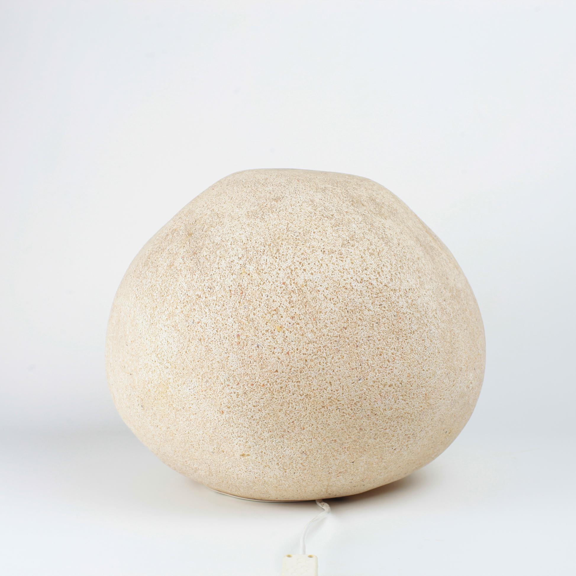 Dora Stone Lamp by André Cazenave for Atelier A, France, 1960s In Good Condition In Saint  Ouen, FR