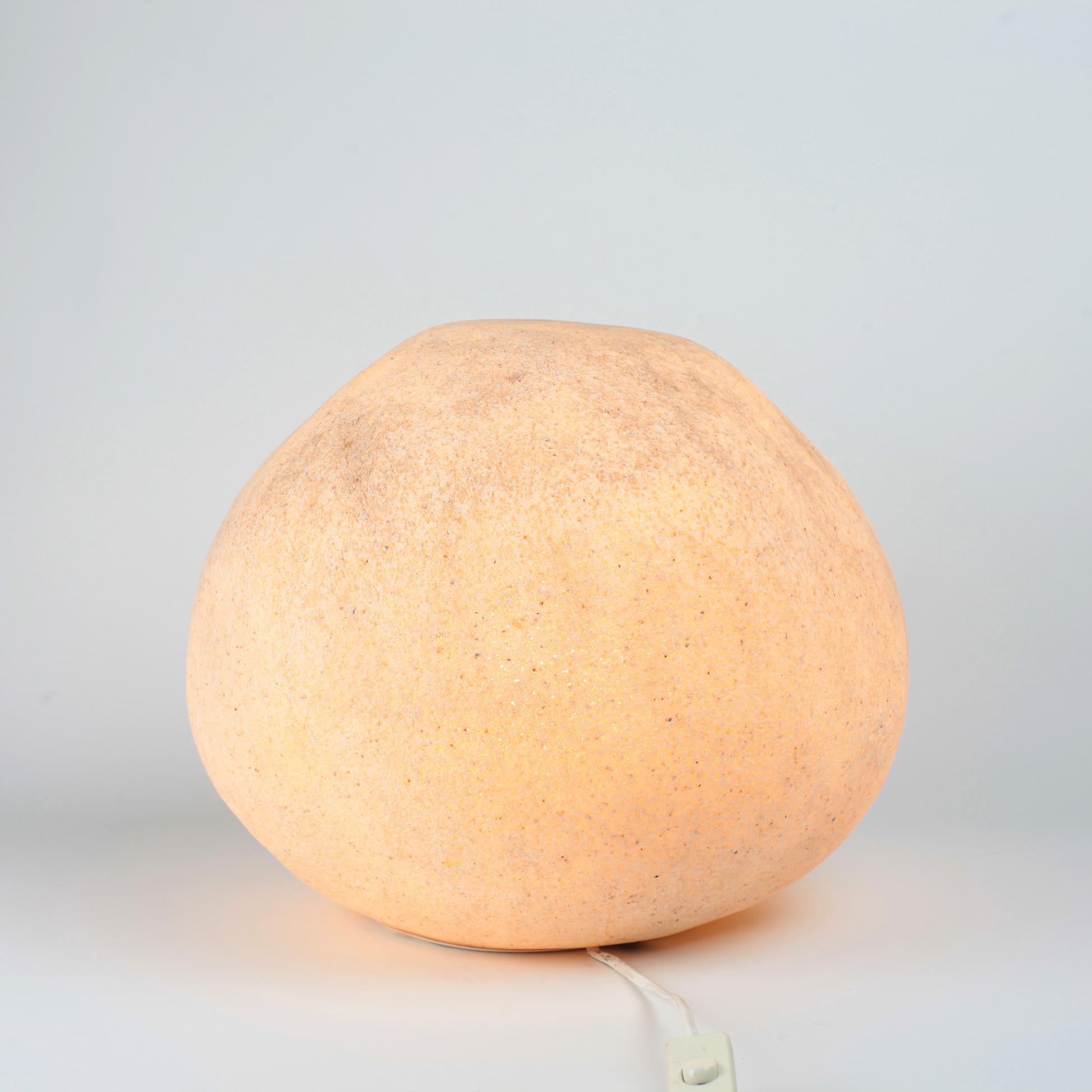 Mid-20th Century Dora Stone Lamp by André Cazenave for Atelier A, France, 1960s