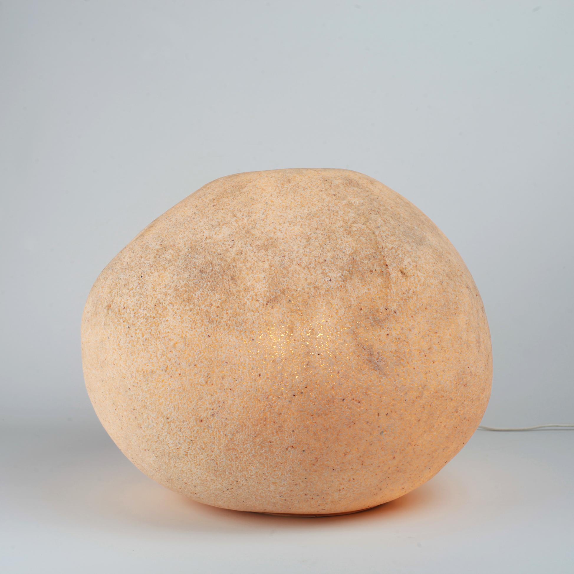 Dora Stone Lamp by André Cazenave for Atelier A, France, 1960s 1