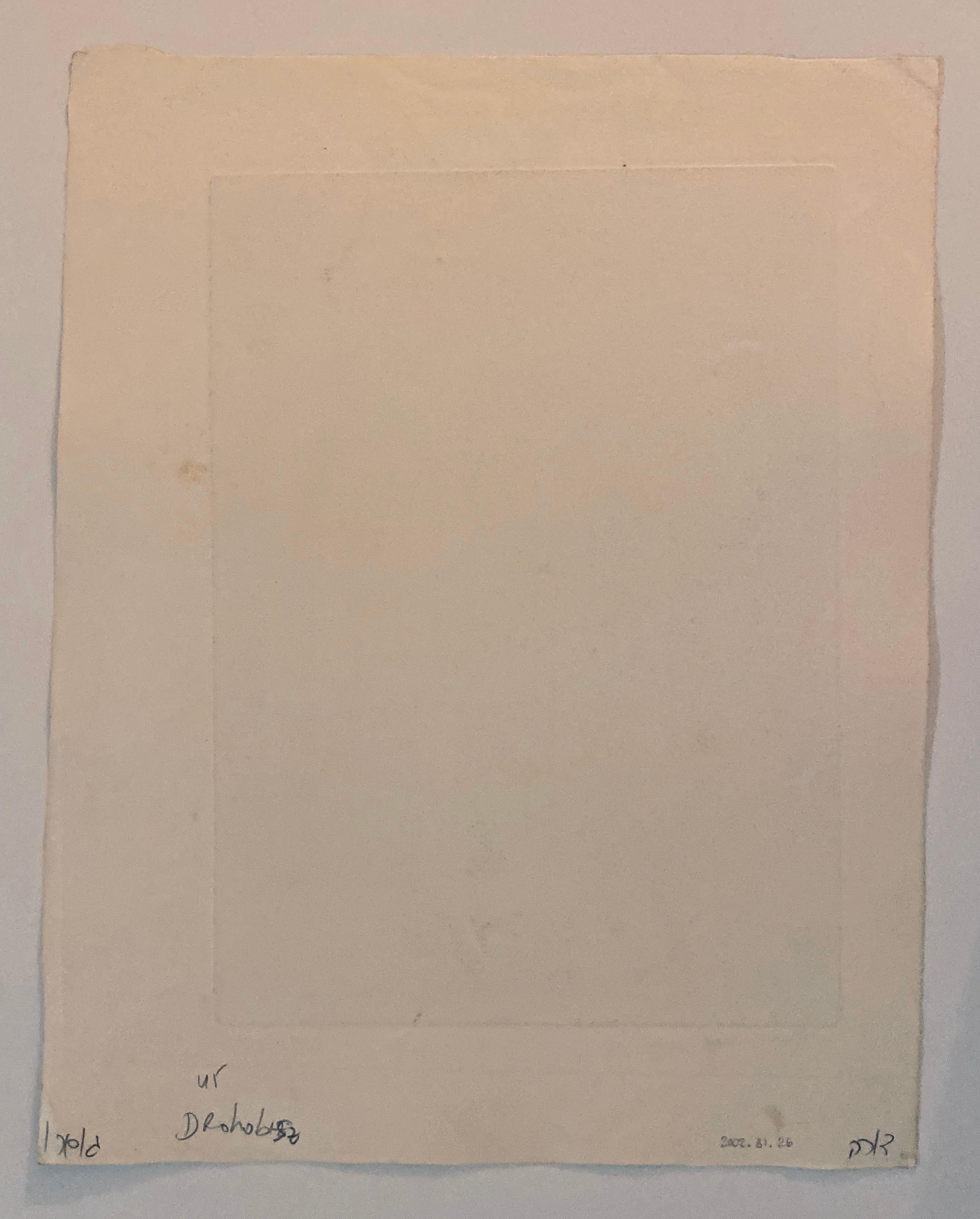 Cracovia Polonia Grabado de la Sinagoga Polaca, templo judío. De pequeña edición muy rara. La mayoría están firmadas en hebreo y/o inglés. algunas están marcadas AP algunas están numeradas. por favor, mira las fotos.
Dora Szampanier (Shampanier, de