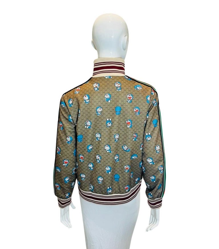 Doraemon X Gucci Fujiko-Pro 'GG' Monogram Track Jacket at 1stDibs