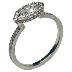 Doran Isaak 18K White Gold Diamond Ring