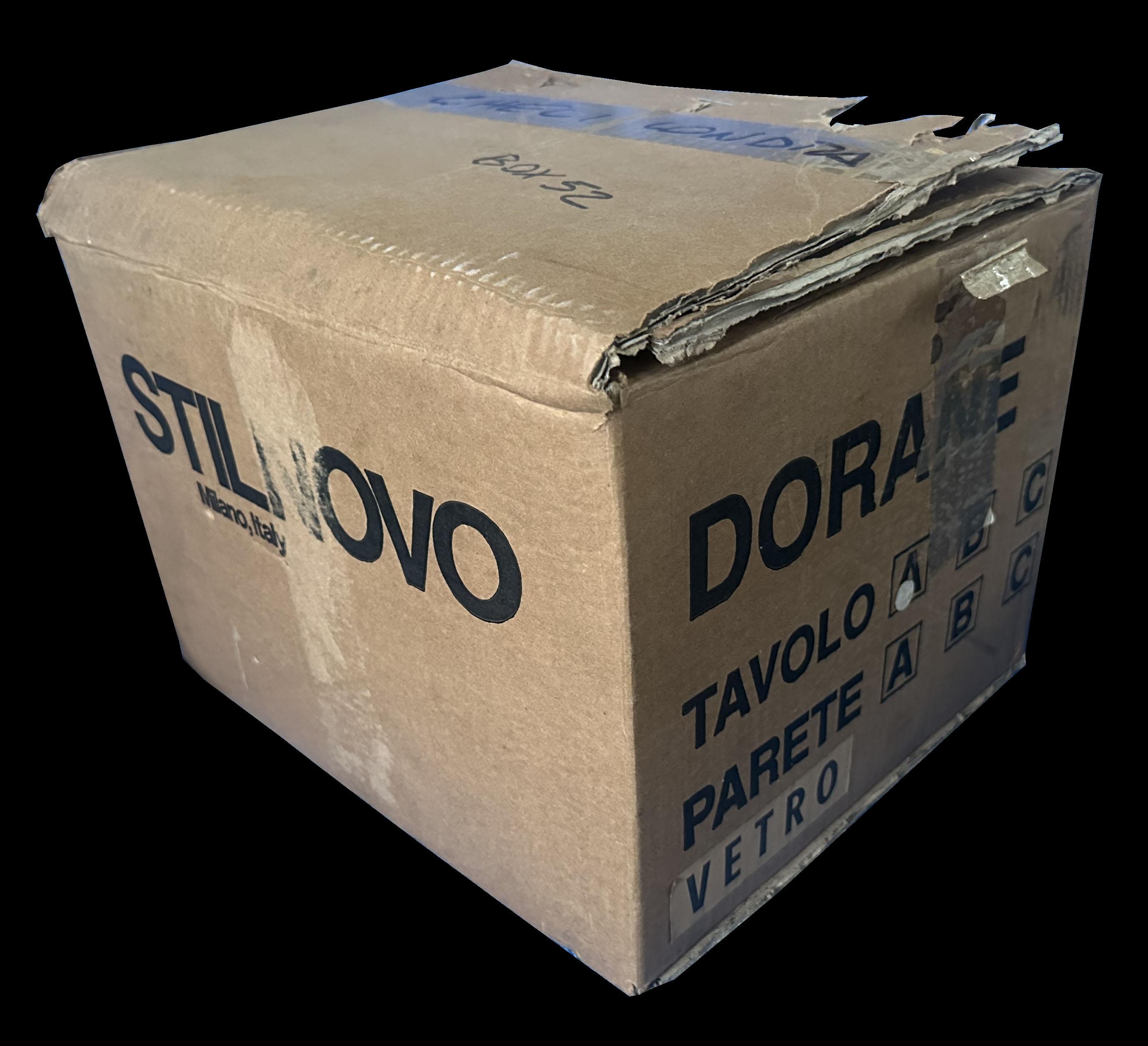 Dorane-Tischlampe von Etorre Sottsass für Stilnovo in Originalverpackung im Angebot 2