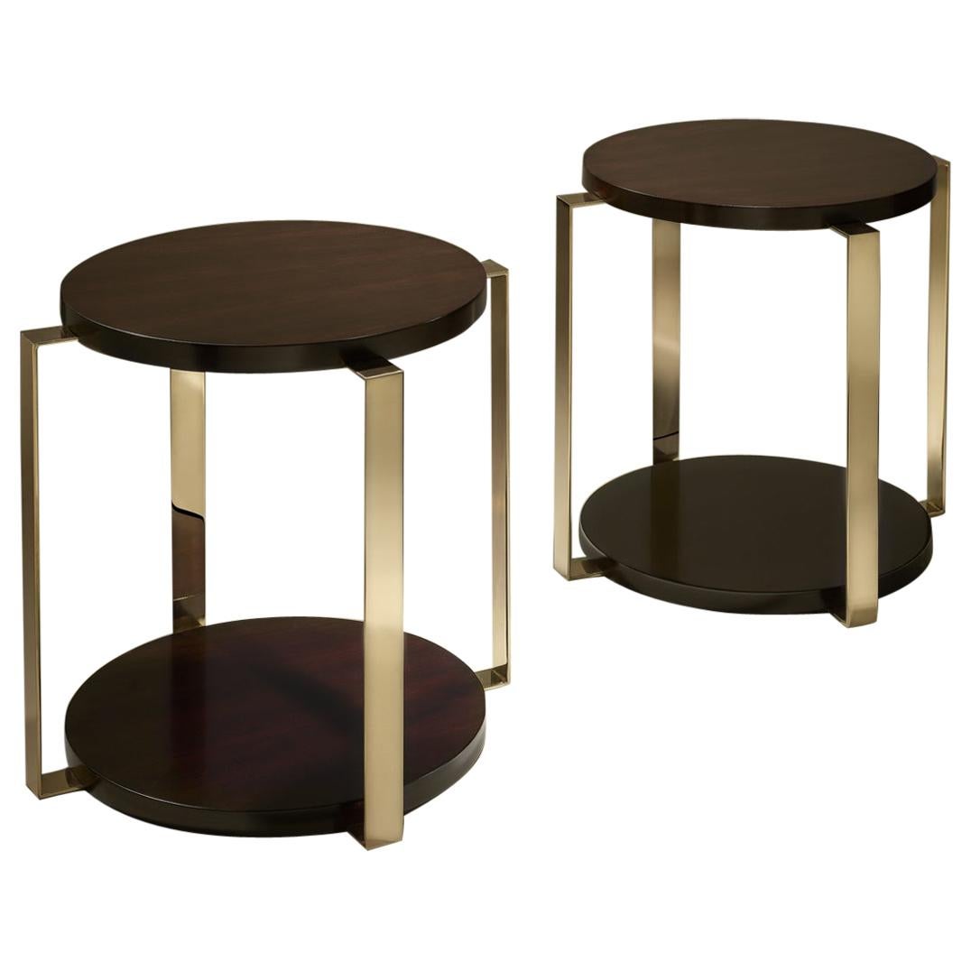 Dorchester Contemporary and Customizable Side Table by Luísa Peixoto For Sale
