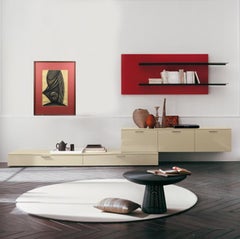 Brutalist Op Art Abstract Charcoal Drawing by Dordevic Miodrag