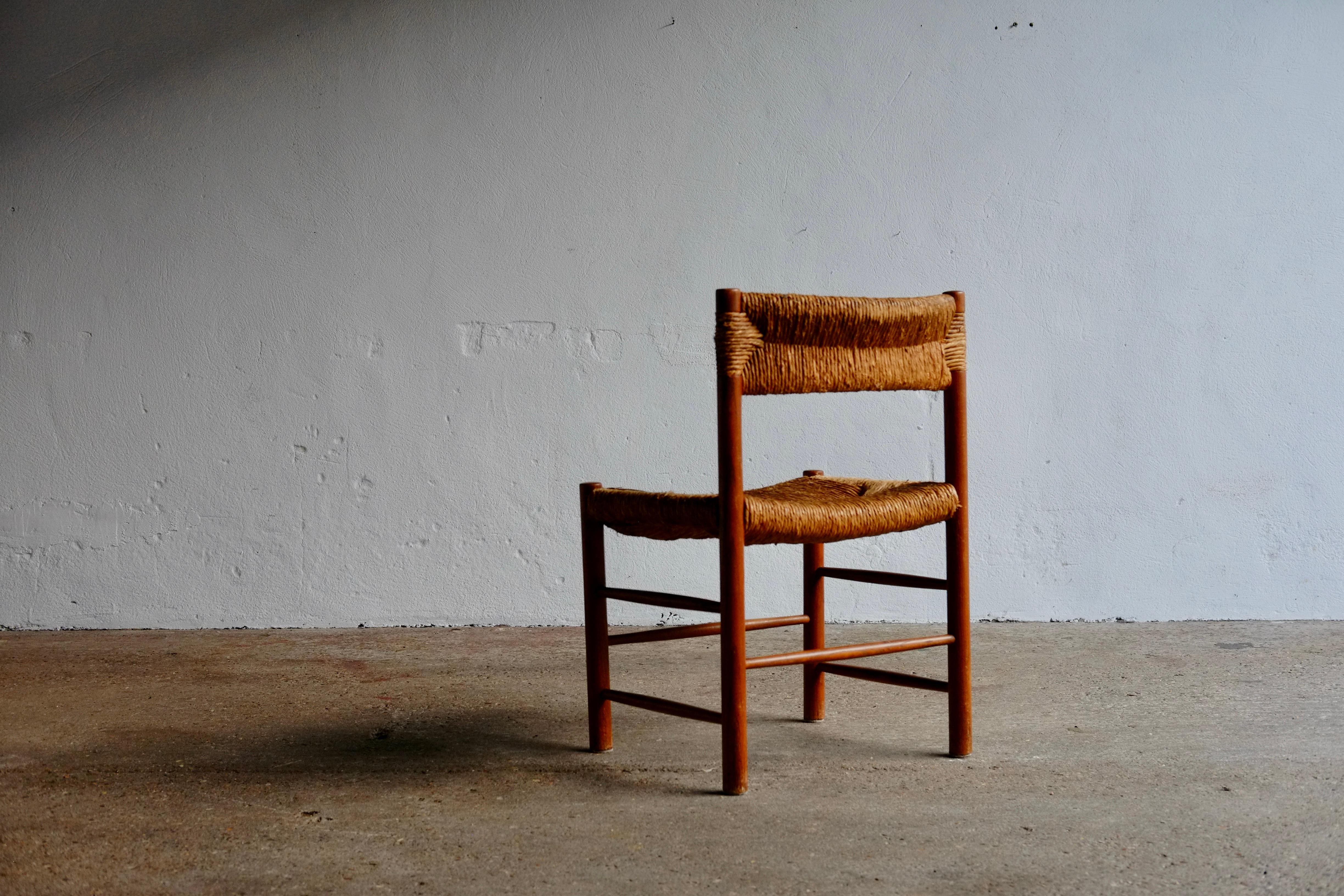Rush Dordogne Chair by Charlotte Perriand for Robert Sentou