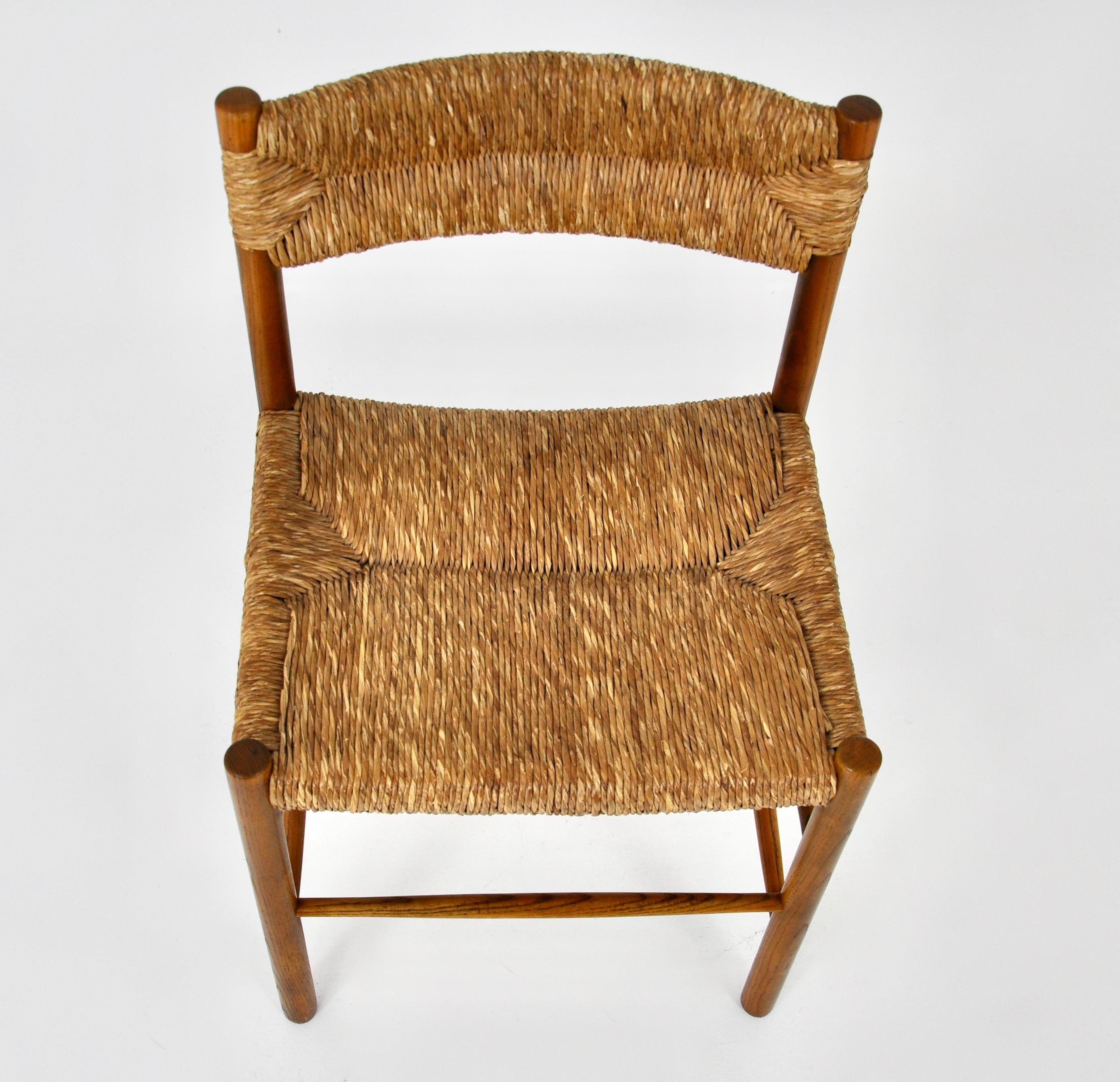 Chaises Dordogne par Charlotte Perriand pour Sentou, 1950, ensemble de 4 7