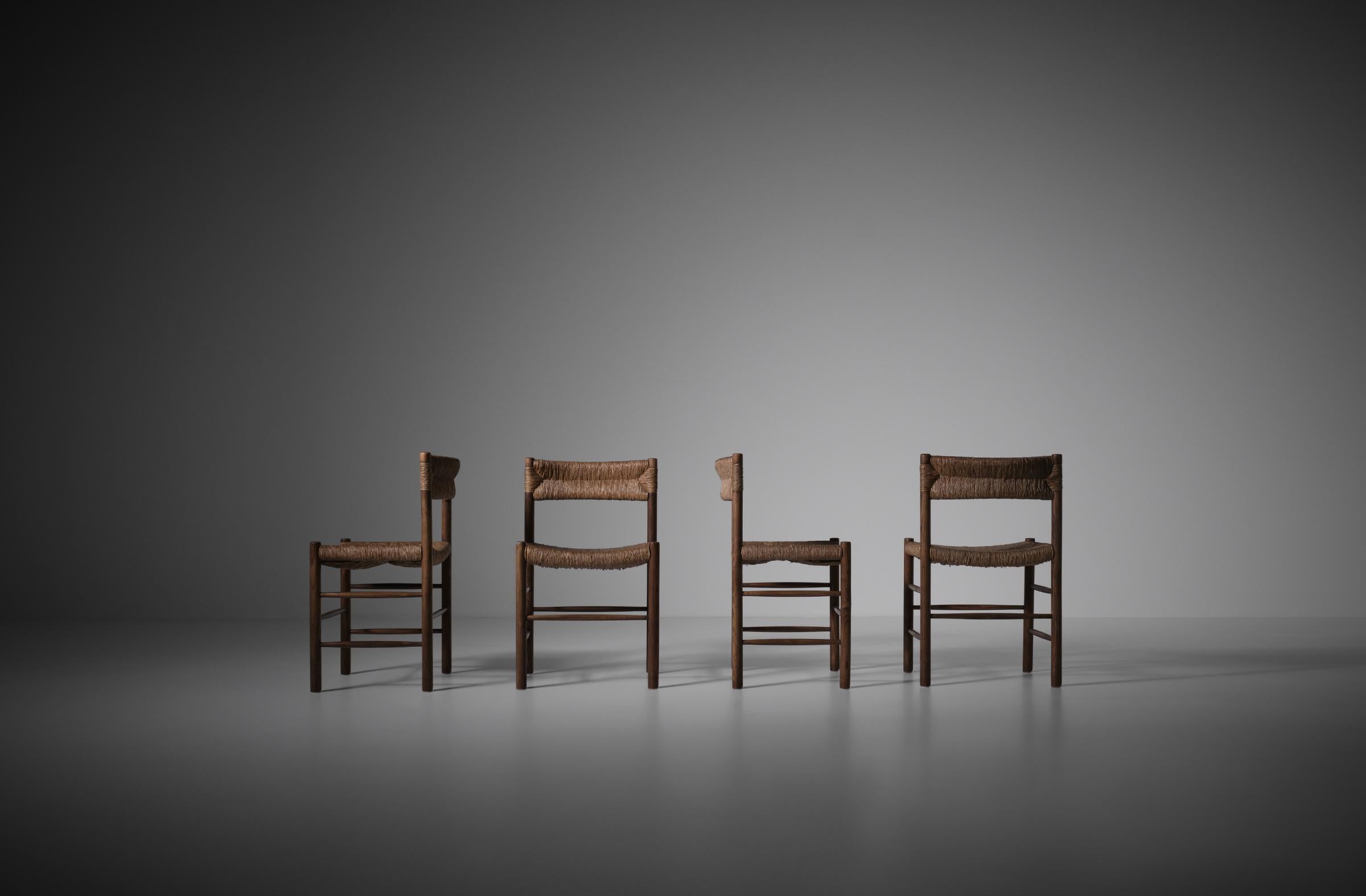 Dordogne Dining Chairs by Sentou, France, 1950s 1