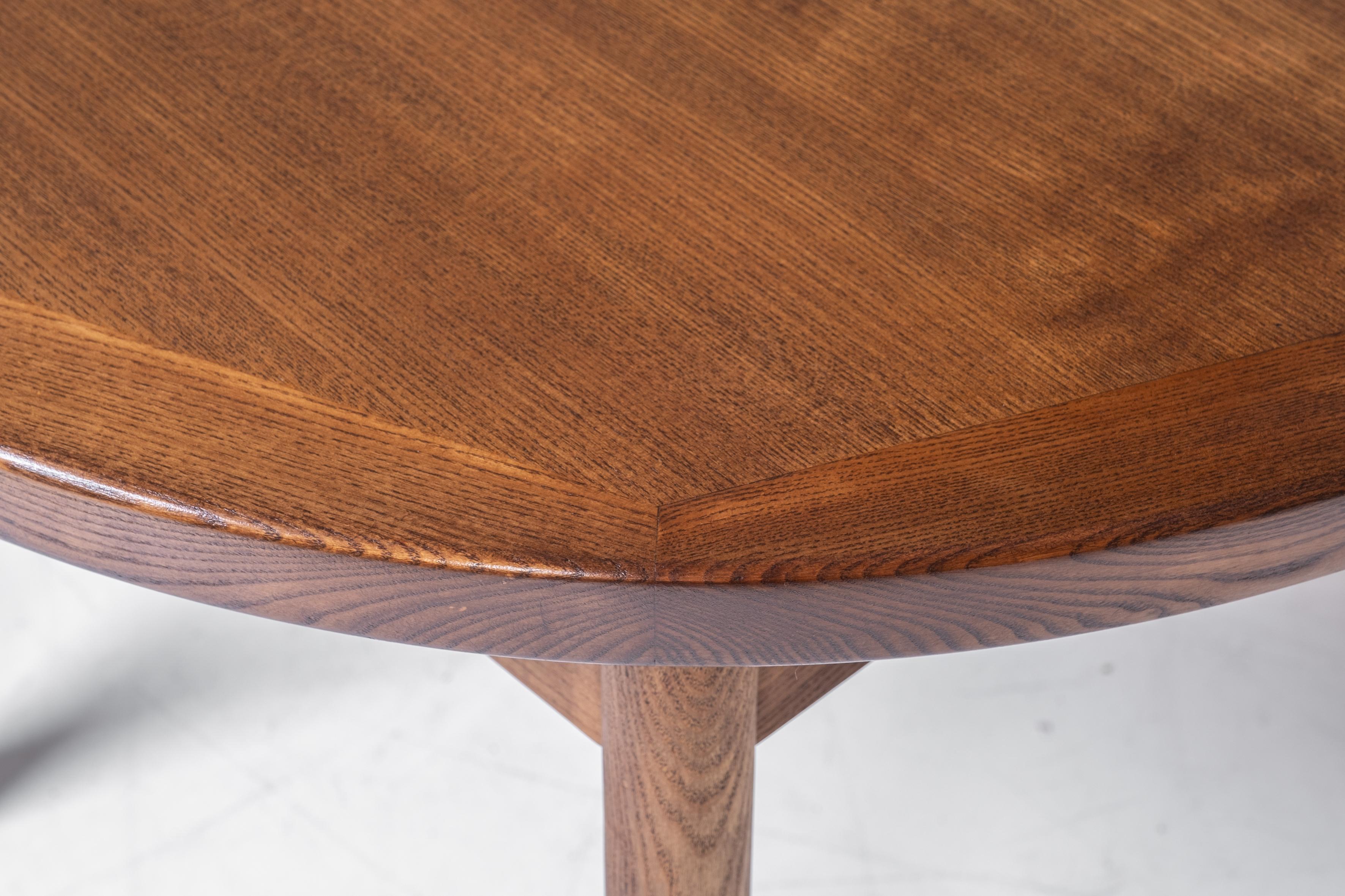 ‘Dordogne’ Round Dining Table by Charlotte Perriand for Sentou, France 1950s 1