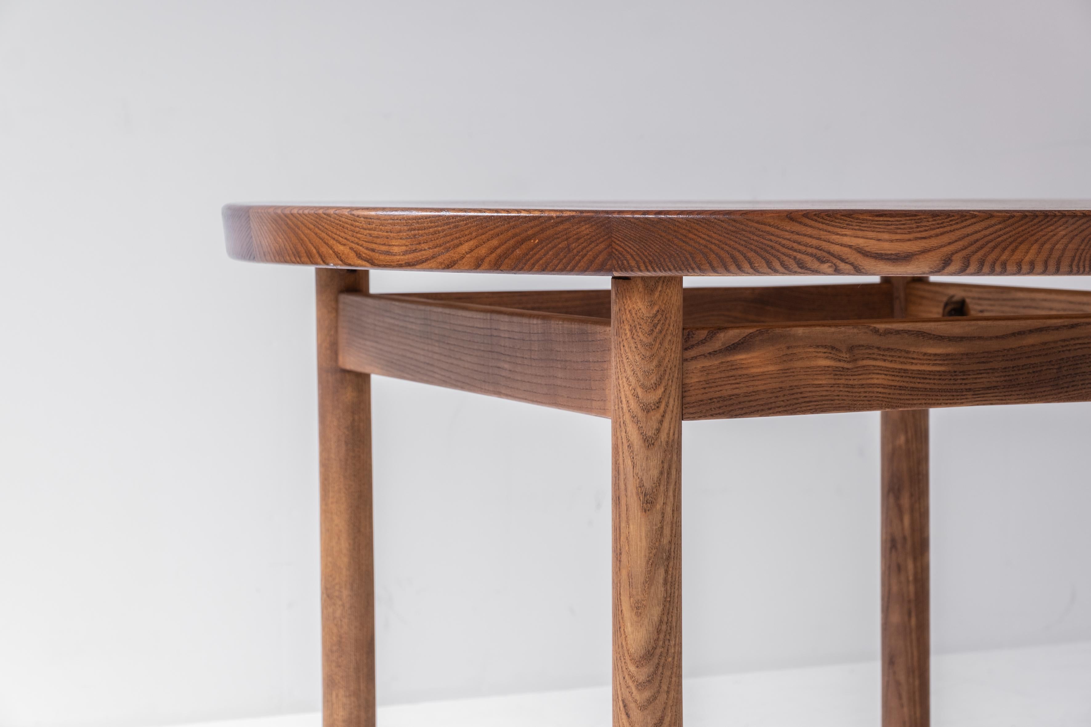 ‘Dordogne’ Round Dining Table by Charlotte Perriand for Sentou, France 1950s 4
