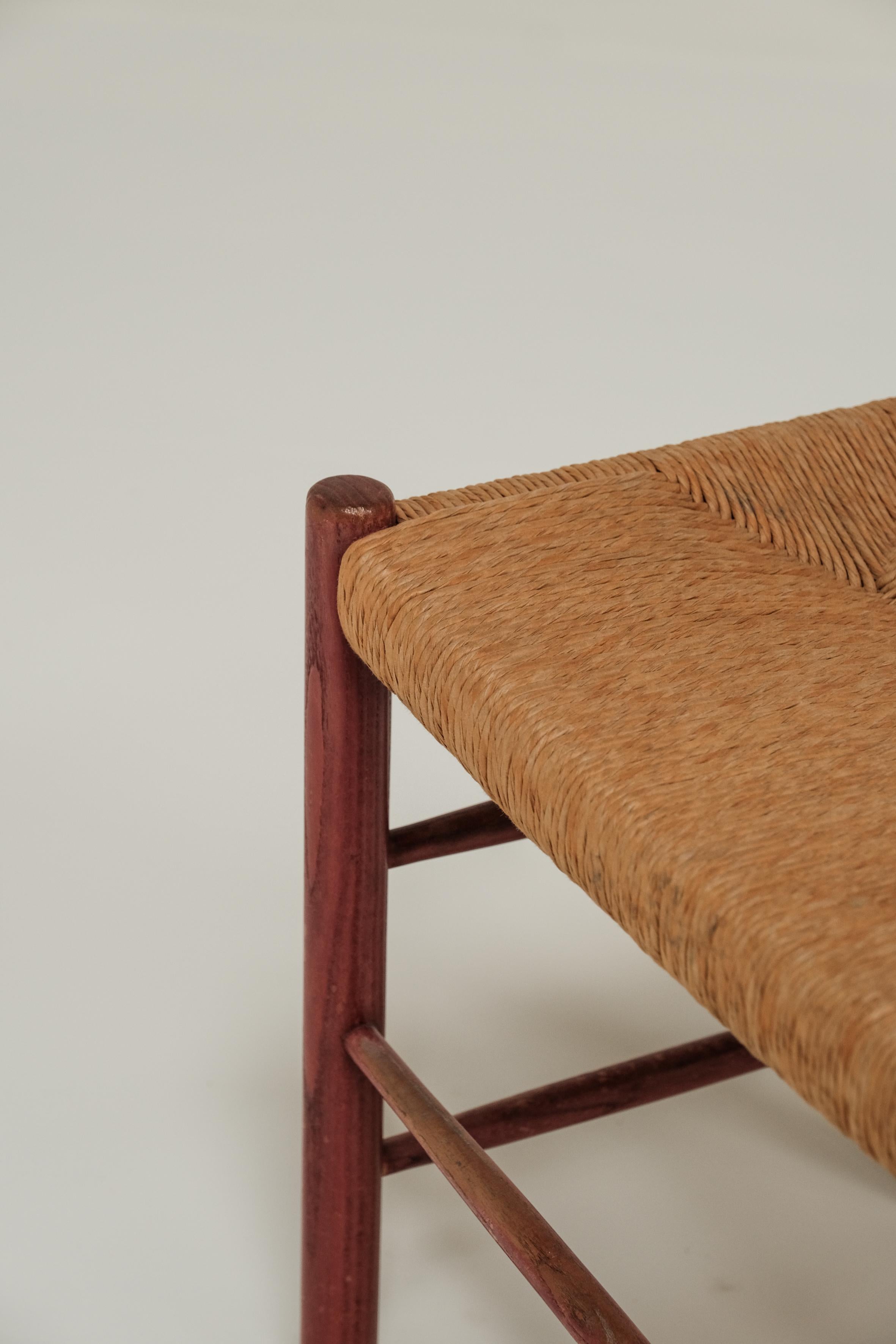 Français Chaise Dordogne de Robert Sentou pour Charlotte Perriand, années 1960