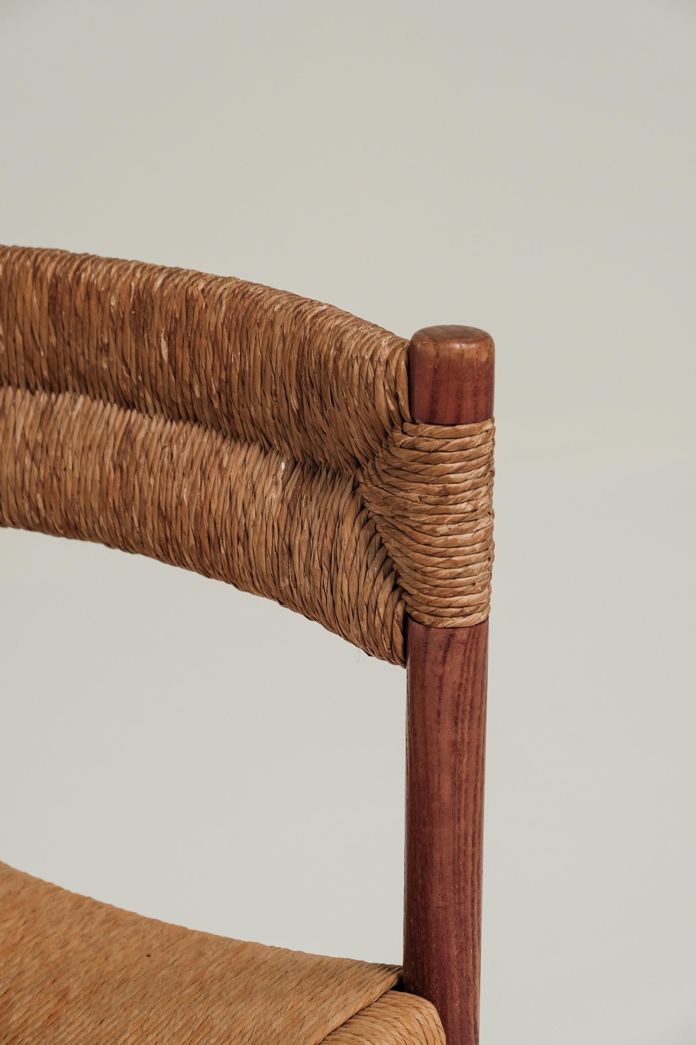 20ième siècle Chaise Dordogne de Robert Sentou pour Charlotte Perriand, années 1960