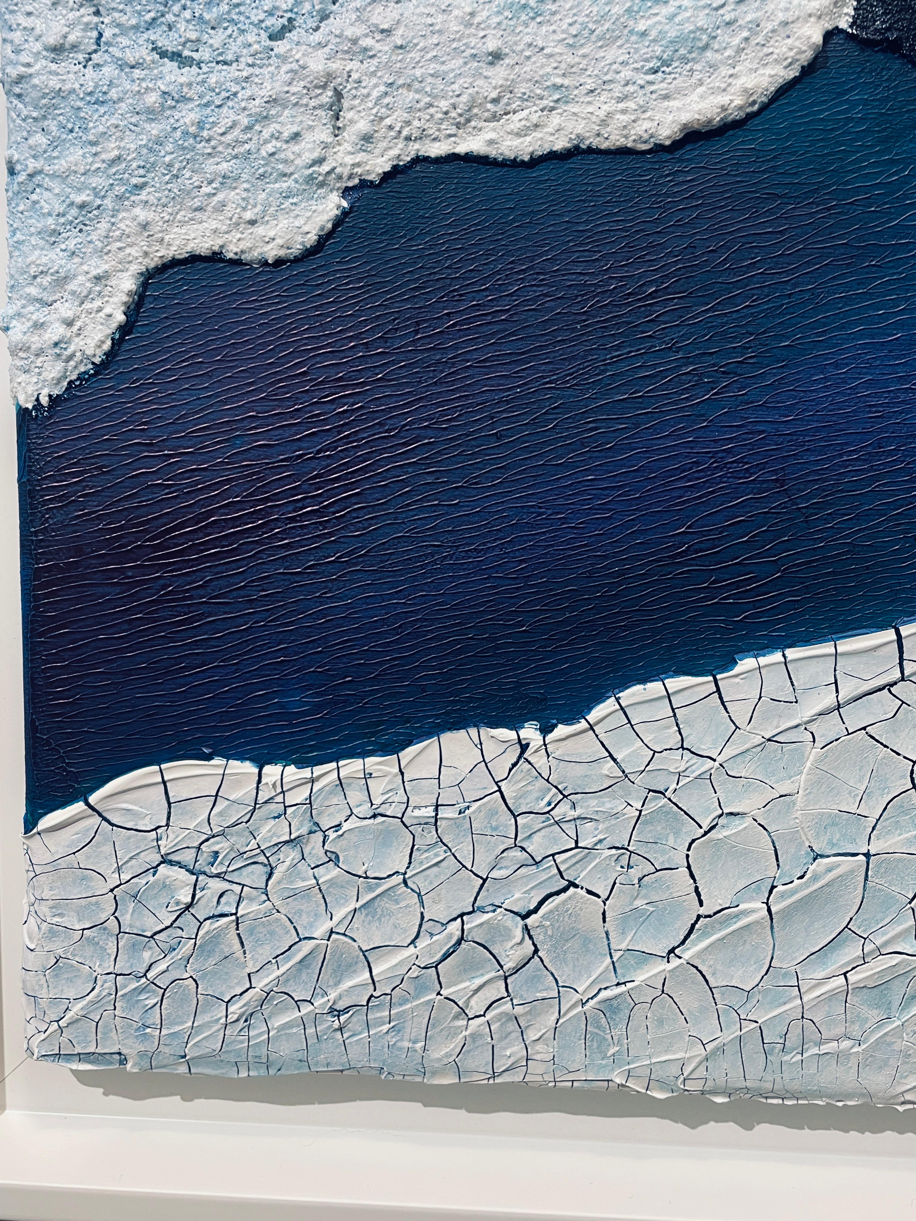 Arctic 2 - Gray Abstract Painting by Doreen Gehrke