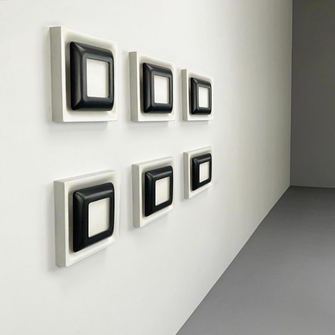 Lámparas de pared, techo y apliques Doria Cubic BW de mediados de siglo, años 60, Alemania Moderno de mediados de siglo en venta