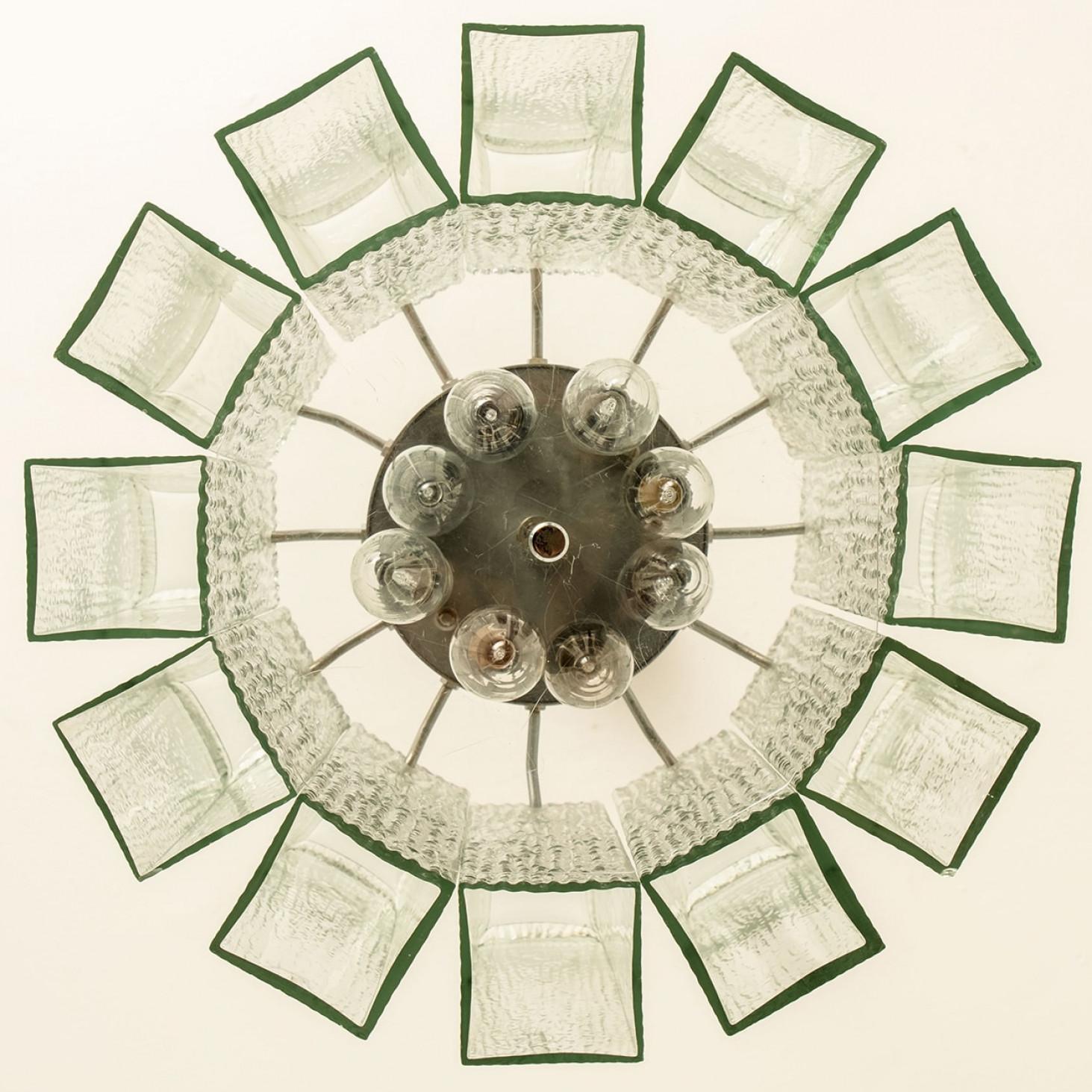 Ciondolo Doria in vetro e cromo, Germania 1960 in vendita 5