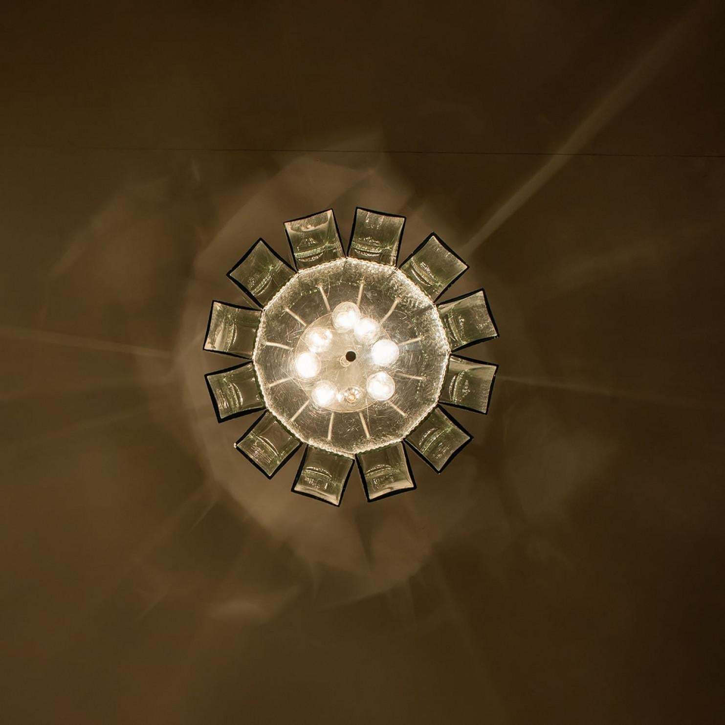 Ciondolo Doria in vetro e cromo, Germania 1960 in vendita 6