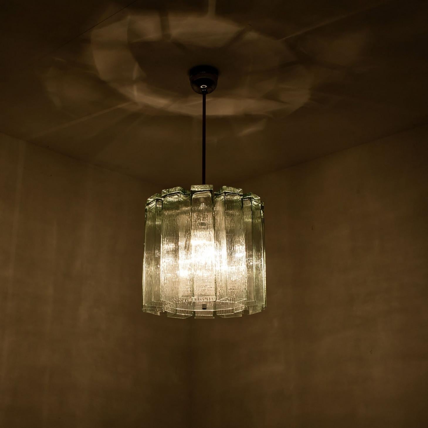 Ciondolo Doria in vetro e cromo, Germania 1960 in vendita 7