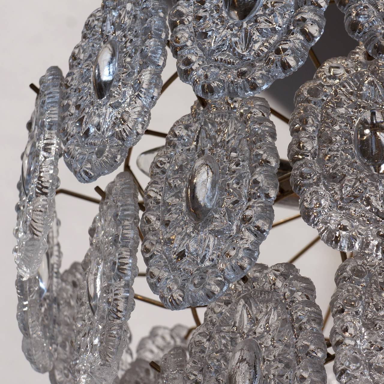 Two Doria Glass Chandeliers 3