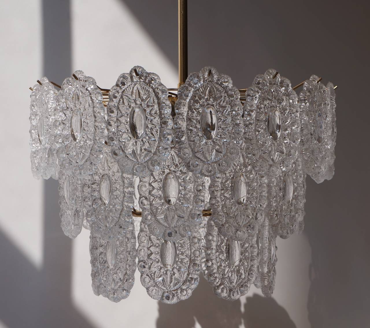 Two Doria Glass Chandeliers 2