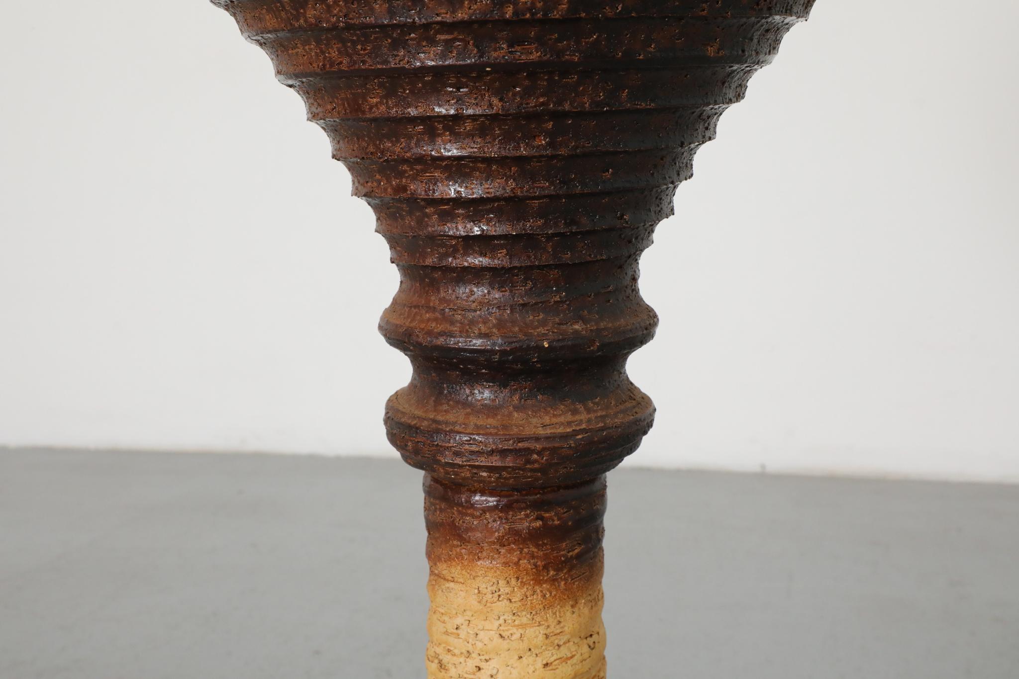 Lampada da terra in ceramica di Doria Leuchten, anni '70 in vendita 5