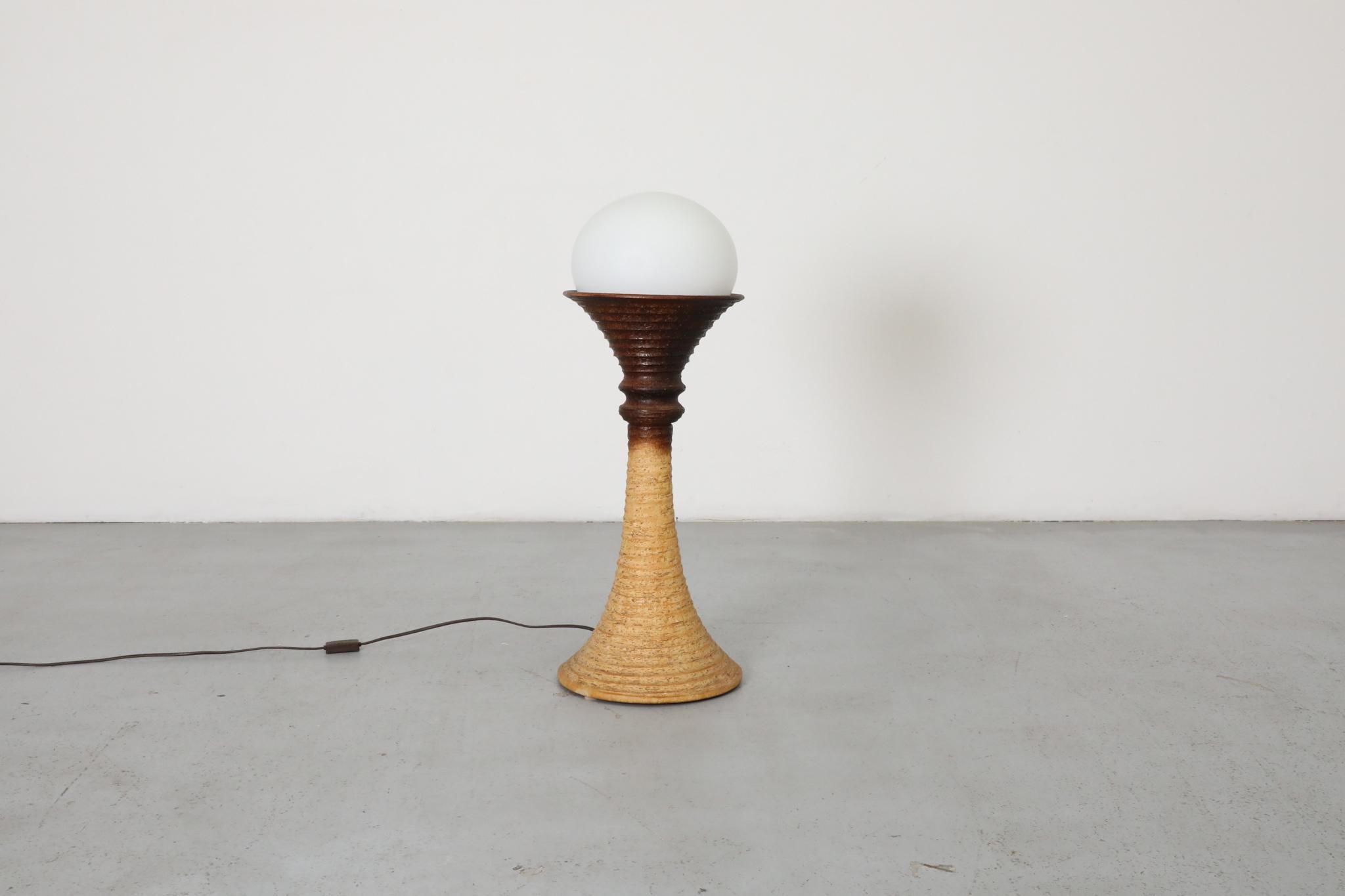 Lampada da terra in ceramica di Doria Leuchten, anni '70 in vendita 1