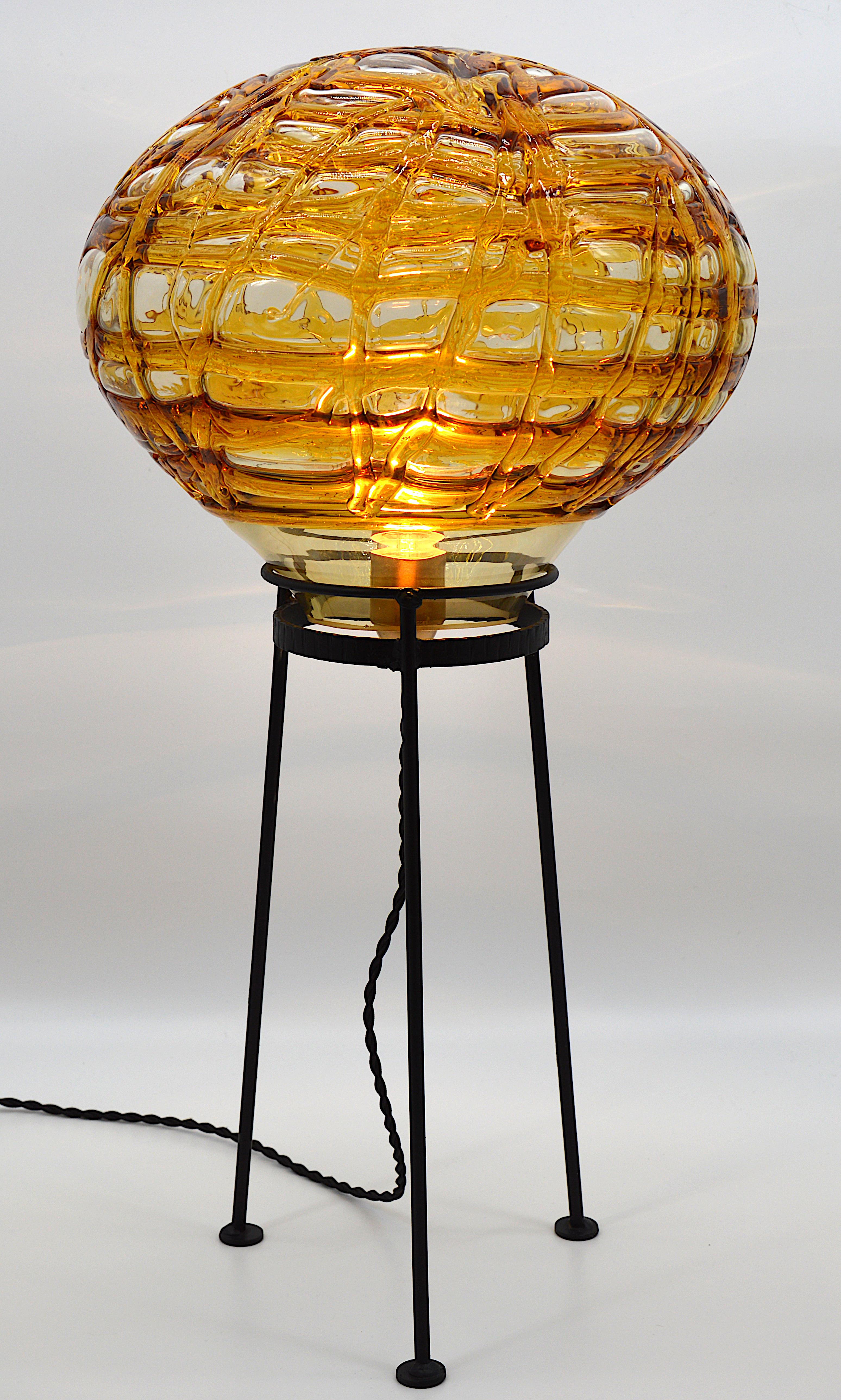 Doria Leuchten, Midcentury Floor Lamp, 1960s In Excellent Condition For Sale In Saint-Amans-des-Cots, FR