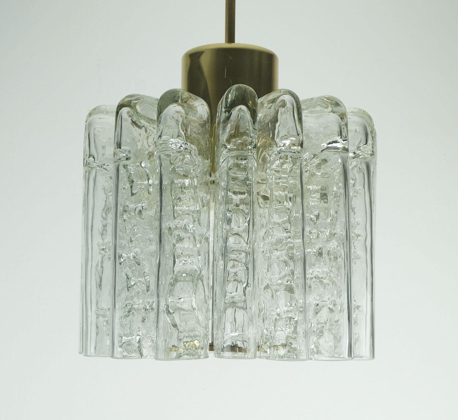 doria mid century PENDANT LIGHT chandelier avec 16 tubes en verre 1960s  en vente 3