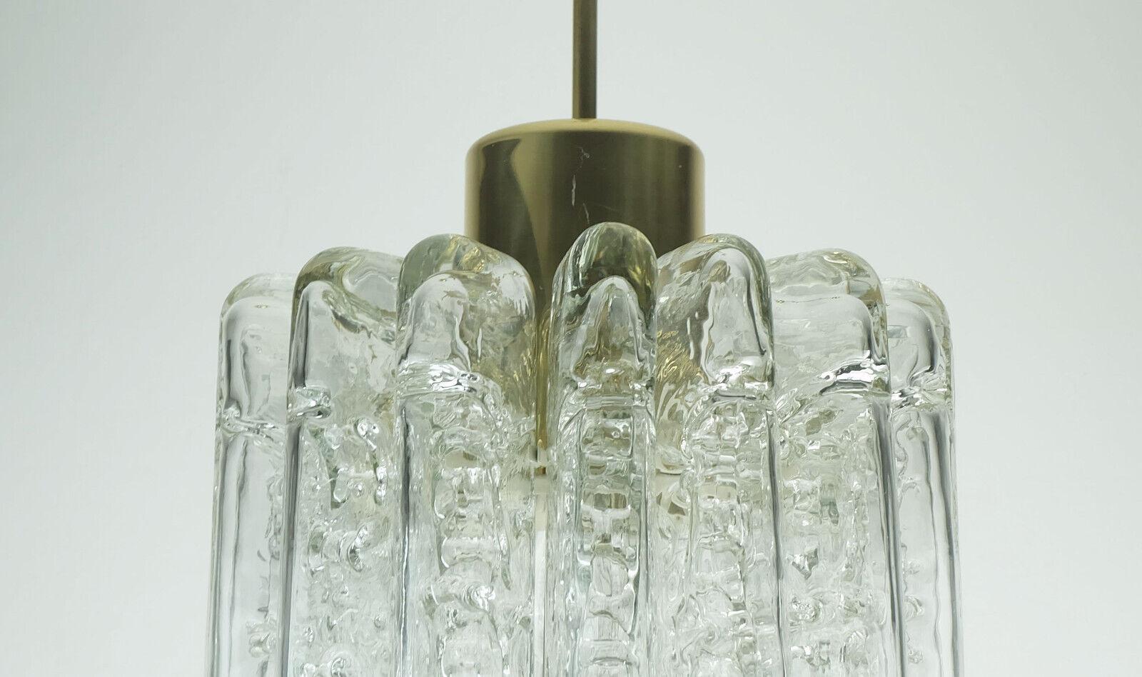 Mid-Century Modern doria mid century PENDANT LIGHT chandelier avec 16 tubes en verre 1960s  en vente