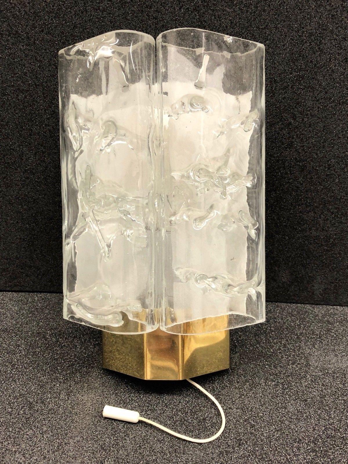Doria Midcentury Wall Lamp Sconce Glass Tubes Vintage, German, 1960s In Good Condition For Sale In Nuernberg, DE