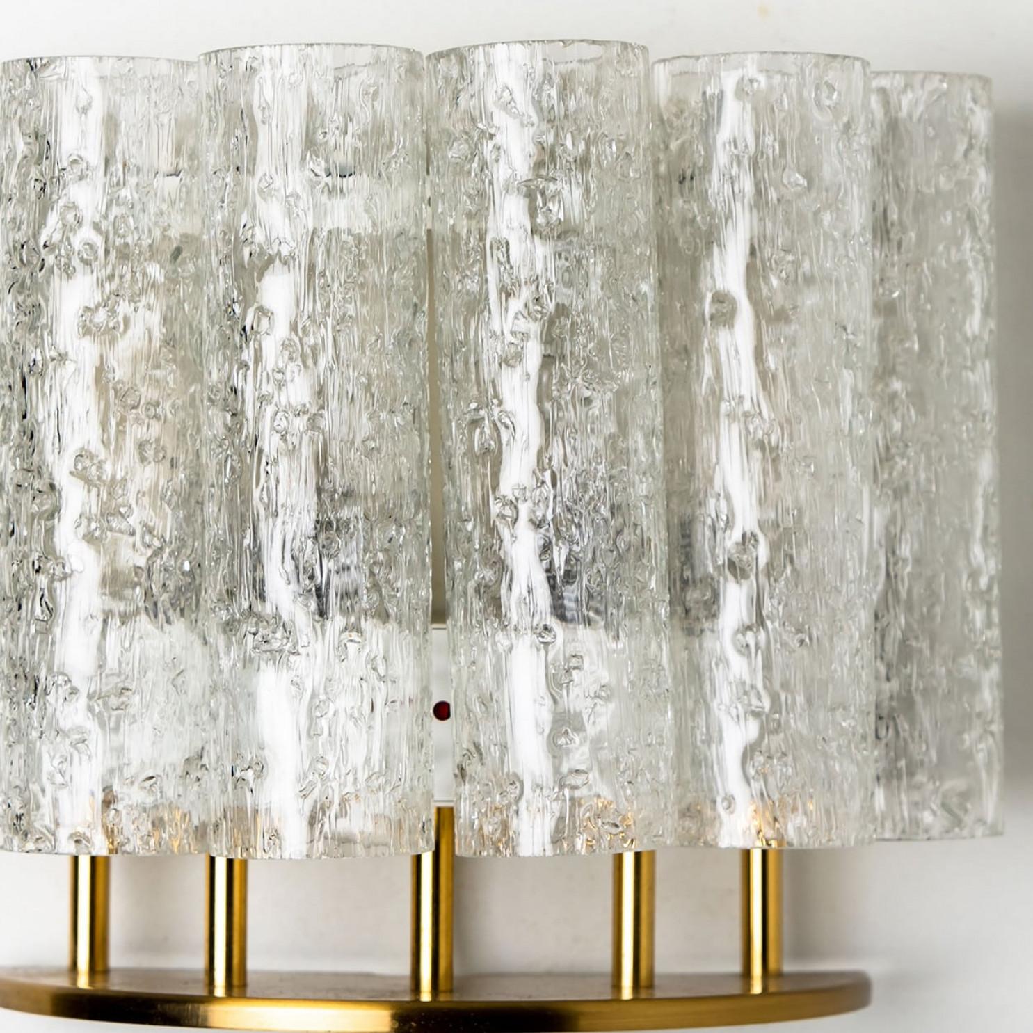 Doria Wall Brass and Glass Wall Lights, 1960s For Sale 2