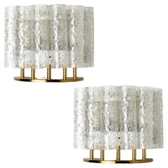 Used Doria Wall Brass and Glass Wall Lights, 1960s