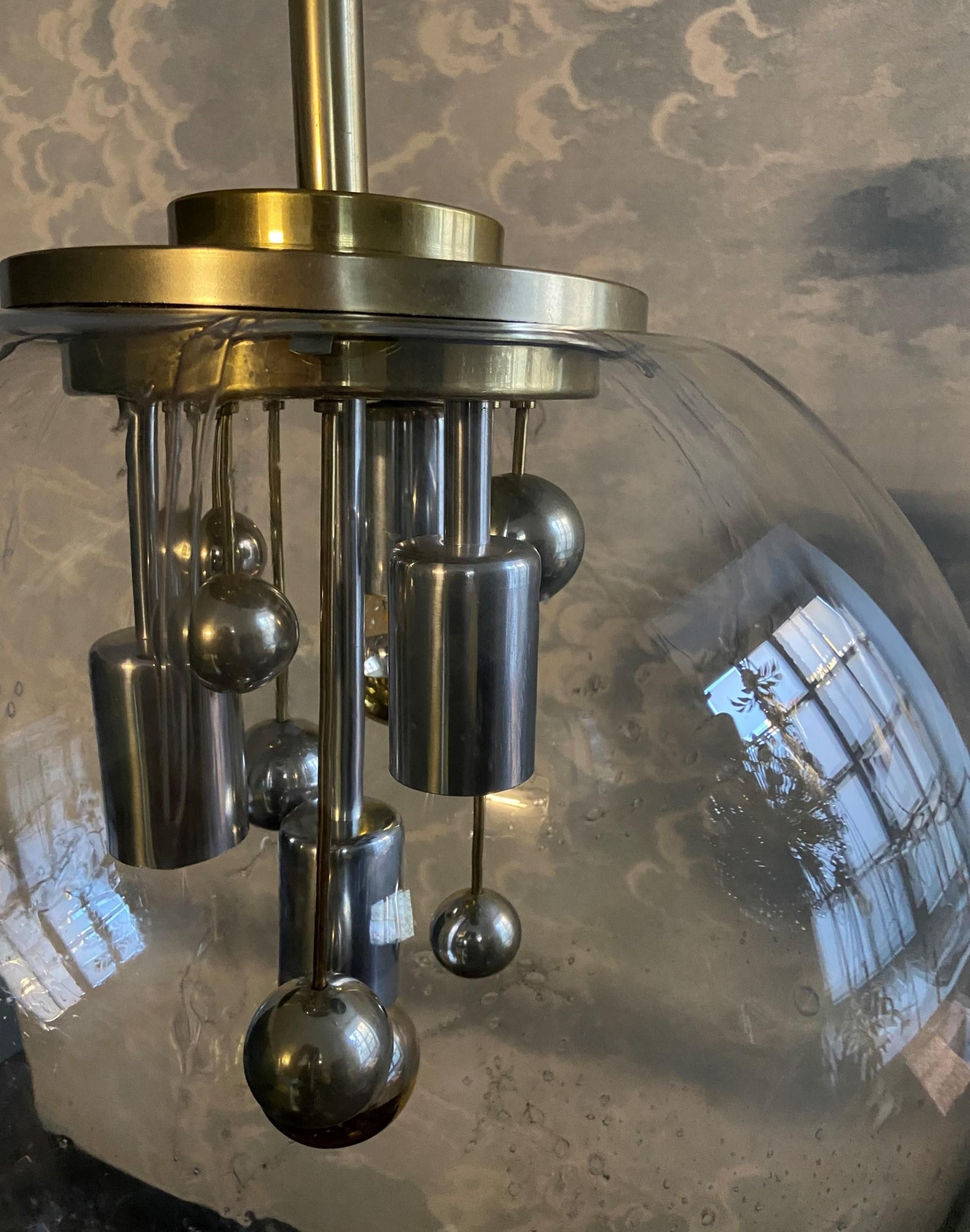 Doria XL Space Age Glass Globe Lamp For Sale 2
