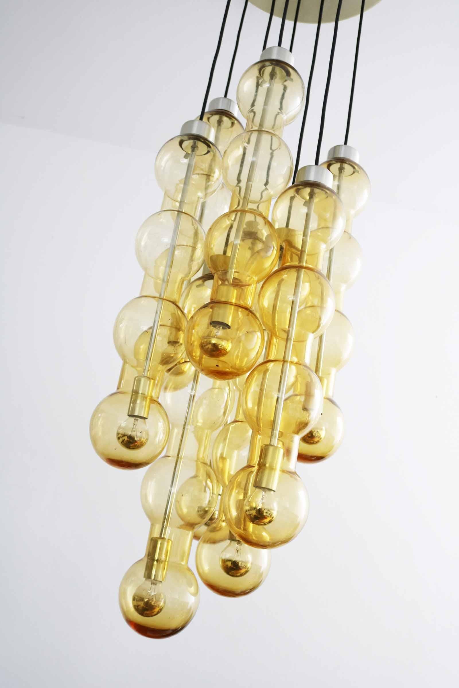 Doria XXL Chandelier, Germany, 1970s For Sale 2