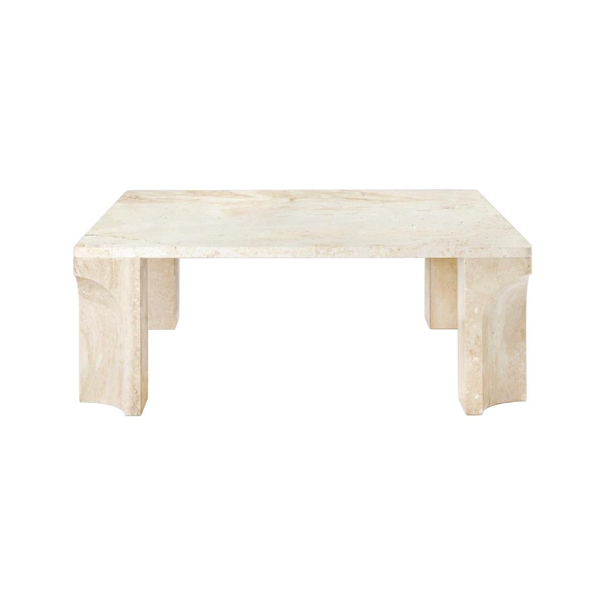 white stone coffee table