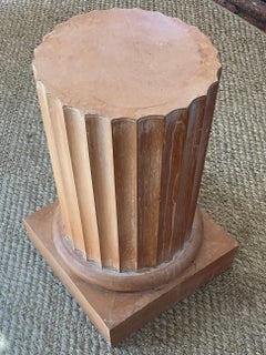 Doric Column Pedestal Drinks Table